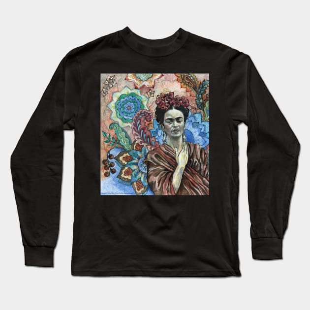 Frida Kahlo - 4. Long Sleeve T-Shirt by FanitsaArt